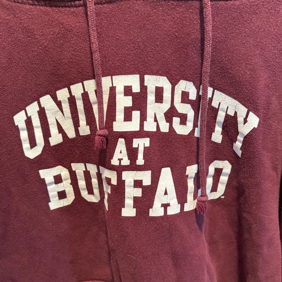 Unisex Burgundy University at Buffalo Hoodie - Picture 4 of 5